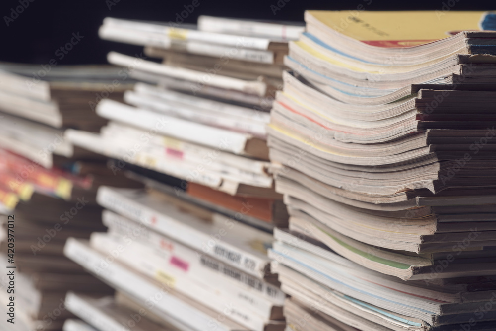 Old magazines Stock Photo | Adobe Stock