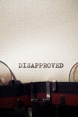 Poster - Disapproved concept view