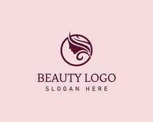 Beauty Logo Salon Logo Beauty Salon Logo Creative Hair Logo Fashion Logo Line Creative Beauty Logo