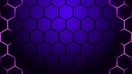 Design of future surface with hexagon technology abstract background concept.