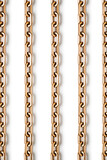 Fototapeta  - Gold modern massive chain necklace on light background. Pattern.