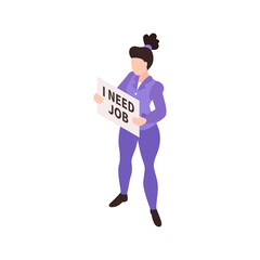 Sticker - I Need Job Composition