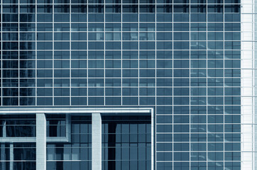 Aufkleber - Exterior of modern architecture. Building abstract background