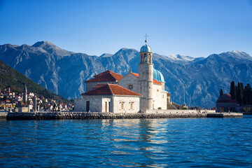 Wall Mural - Church Our Lady of the Rocks in Perast, Montenegro