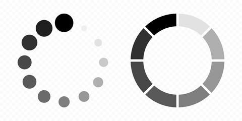 Wall Mural - loading icons. load. load vector icons, isolated. loading vector icon. vector illustration