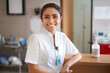 © PER Images/Stocksy - Healthcare doctor: Portrait of attractive young medical doctor