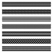 © longquattro - Tire tracks silhouettes set