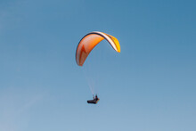 Man Practicing Skydiving