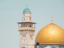 The Old City Of Jerusalem With The Dome Of The Rock