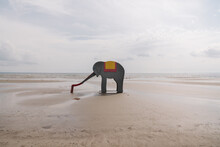 Elephant Slide In The Beach
