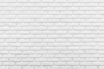 White brick wall texture background