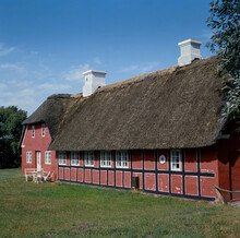 Historical Farmhouse Jutland Denmark.