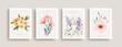 © Cienpies Design - Watercolor flower art gift poster collection
