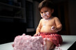 © Nunez Image/Stocksy - Adorable girl Eating Cake