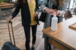 © Hernandez & Sorokina/Stocksy - Anonymous Women Disinfecting Hands Indoors