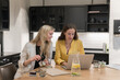 © Hernandez & Sorokina/Stocksy - Two Women Working And Having Lunch