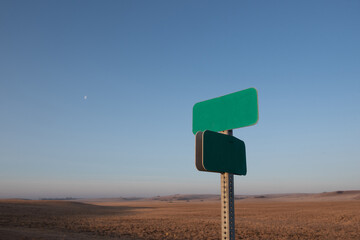 Wall Mural - sign on a sky