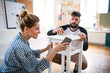 © Halfpoint - Mid adults couple renovating furniture indoors at home, relocation and diy concept.