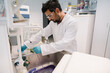 © Hernandez & Sorokina/Stocksy - Researcher Working At Laboratory