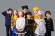 © oksix - Group of school children dressing up as professions