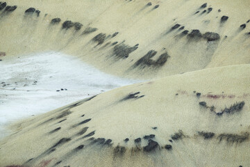 Poster - USA, Oregon, Painted Hills, John Day Fossil Beds National Monument. Landscape of hillside formations.