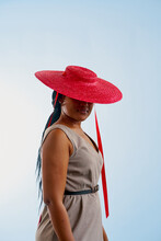 African Woman With Red Hat