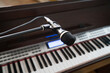 © Hernandez & Sorokina/Stocksy - Crop View Piano And Microphone At Home