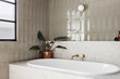 © Jodie Johnson Photography/Stocksy - Fully tiled bathroom