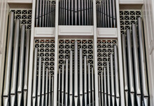 Organ Pipes In Church