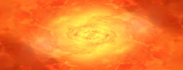 Wall Mural - orange sky universe swirling abstract background