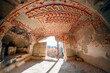 Turkey, Cappadocia, Goreme. Gomeda Valley. Frescoes in the cave church of St. Basil the Blessed