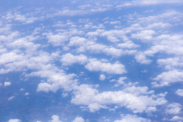 Blue sky background with clouds