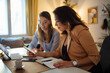 © Boris Jovanovic/Stocksy - Three women working in a home office
