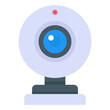 
flat design icon of webcam 

