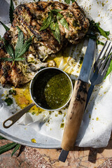 Cannabis chicken
