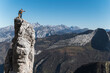 © Manu Prats/Stocksy - Climbers taking selfie on top of pinnacle