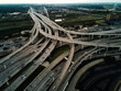 © Victor Bordera/Stocksy - Dron view of Dallas Highway junction road at dusk.