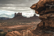 Deserted Area In Monument Valley