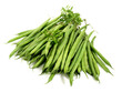 © ExQuisine - Fresh Vegetables - Green Beans with Savory on white Background Isolated