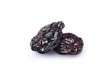 Poster - Dry fruit prune closeup. Fruit of dried prune