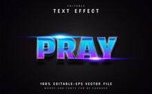 Pray Gradient Text Effects