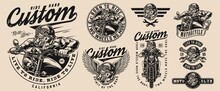 Wild Hog Bikers Vintage Emblems