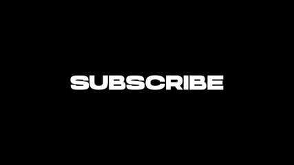 subscribe title animation 4k resolution, alpha channel and loop animation.