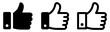 Thumb up, Like, Recommend, agreement icon. Vector icon