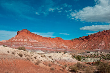 Poster - USA, Utah. Grand Staircase-Escalante, Paria Wilderness, multicolored scenic landscape.