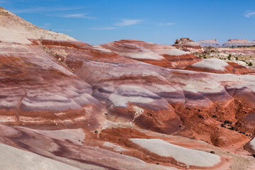 Wall Mural - USA, Utah, Capitol Reef National Park. Bentonite Hills formation.