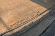 © Connect Images - Words 'Brunswick St' engraved on pavement, Halifax, Canada