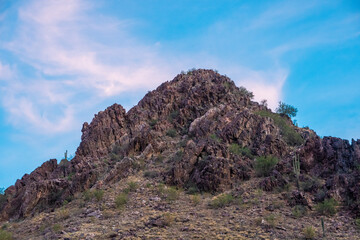 Poster - arizona mountain peak landscape