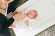© Connect Images - Mother bonding with baby on mattress