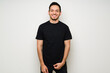 © AntonioDiaz - Male t-shirt mockup template for design print